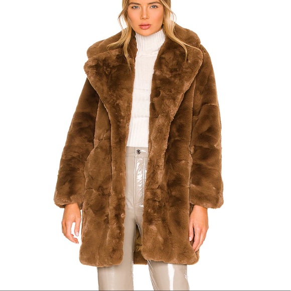 Apparis Jackets & Blazers - AAPARIS STELLA COAT in camel